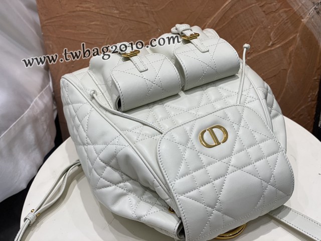 Dior专柜2025早春新款迪奥高仿原单大号Caro双肩背包女士后背包 djfk1821